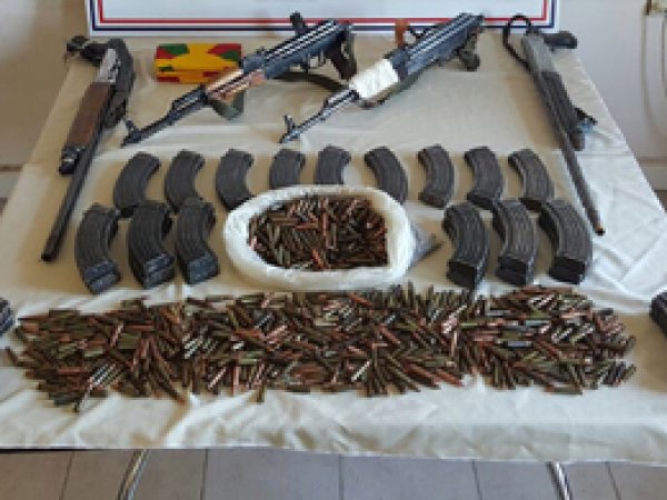 Şırnak'ta mühimmat yakalandı