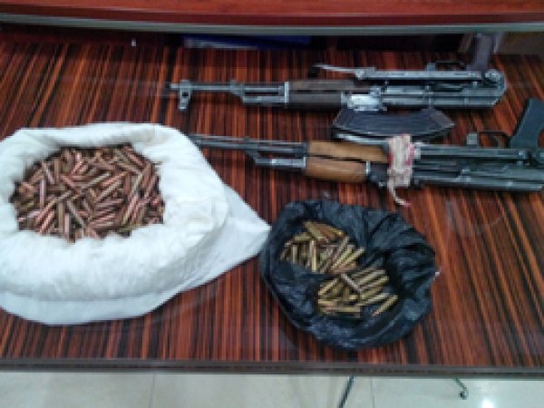 Diyarbakır'da PKK'ye ait mühimmat ele geçirildi