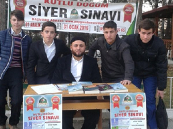 Amasya'da Siyer sınavına kayıt stantları açıldı