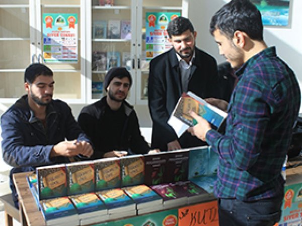 Harran Üniversitesi'nde siyer sınavı standı