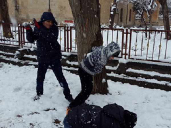 Silvan'da kar nedeniyle taşımalı eğitim durduruldu
