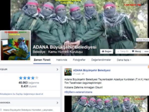 Belediye'nin Facebook hesabı hacklendi