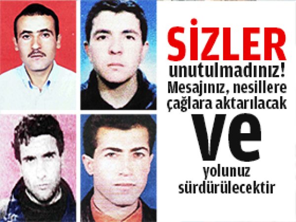 Van'da şehid edilen müminlerin anısına