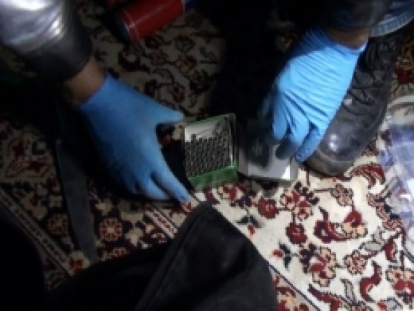 Suruç'ta el yapımı bomba ele geçirildi