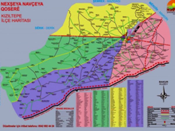 Kızıltepe haritası yeniden düzenledi