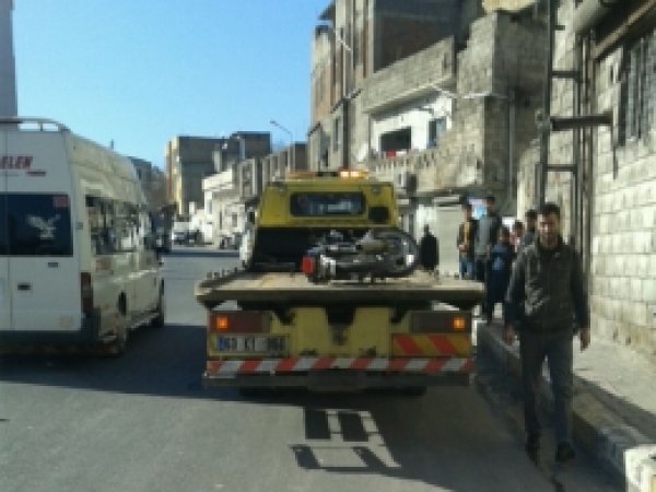 Polis ruhsatsız motosiklete el koydu