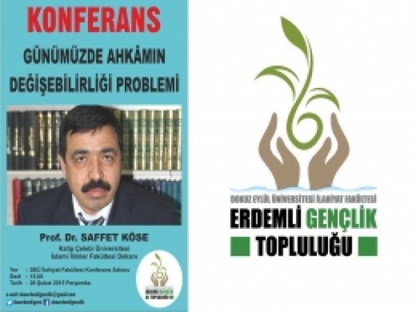 'Ahkâmın değişebilirliği' konferansı