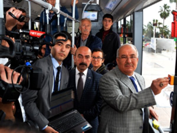 Mersin'de toplu taşıma araçlarına kamera