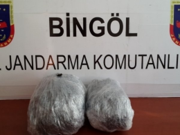 Bingöl'de uyuşturucu yakalandı