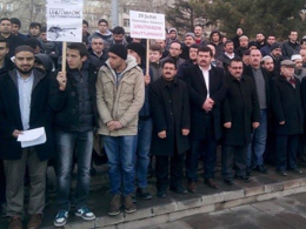 Aksaray'da 28 Şubat protesto edildi