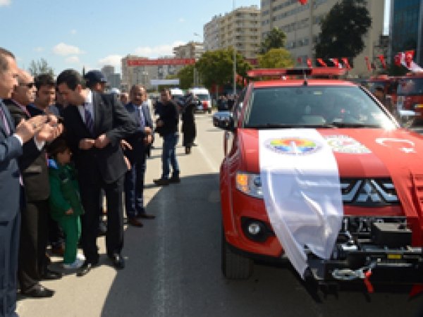 Adana'da 52 adet yeni araç törenle hizmete girdi