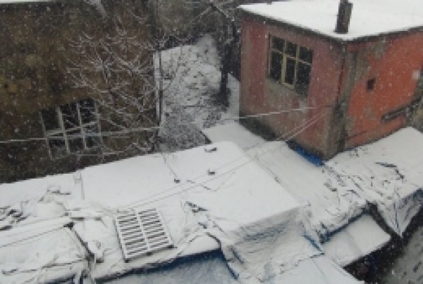 Bitlis, Yeniden Yoğun Kar Yağışının Etkisinde   