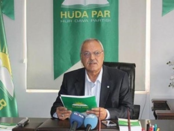 Mardin HÜDA PAR'dan Halepçe mesajı