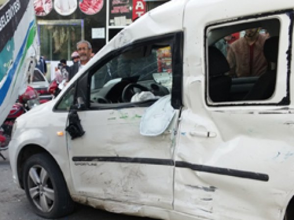 Şanlıurfa’da Trafik Kazası; 2 Yaralı 