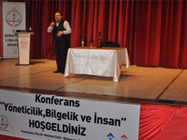 'Yöneticilik, Bilgelik ve İnsan' konferansı