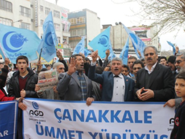 Urfa'da 'Ümmet Yürüyüşü' düzenlendi