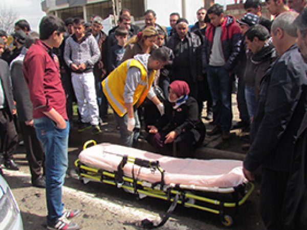 Siverek’te trafik kazası: 2 yaralı