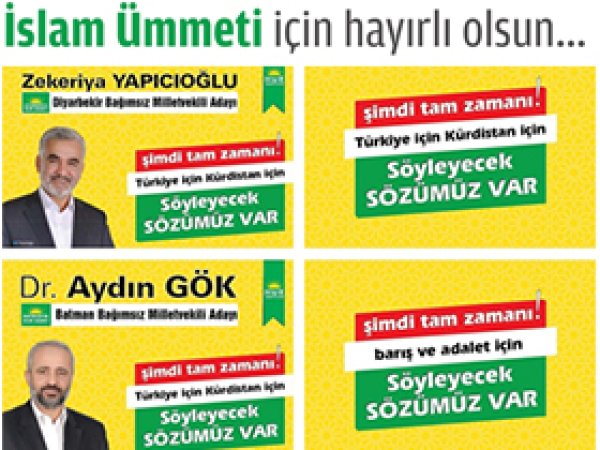 HÜDA PAR adaylarının öz geçmişleri paylaşıldı