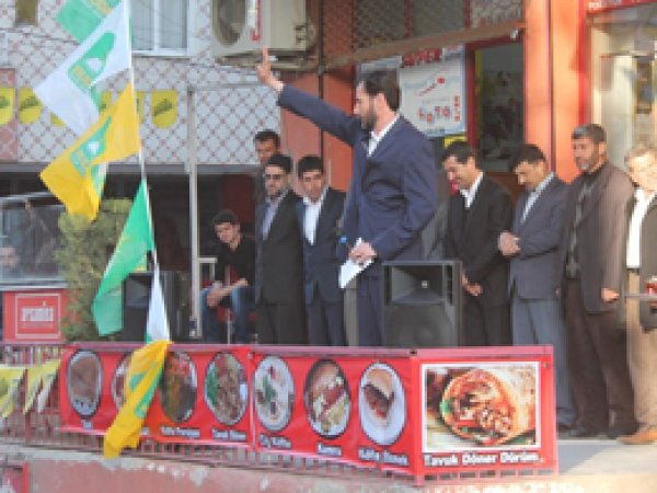 HÜDA PAR Mardin adayına görkemli karşılama
