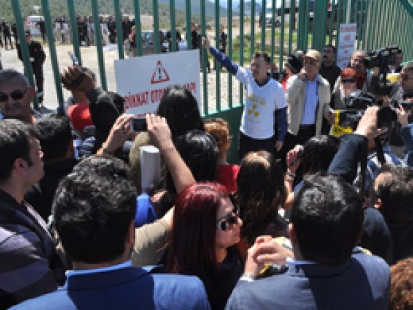 Mersin'de nükleer santral karşıtı eylem