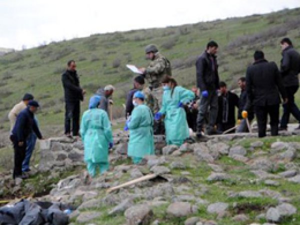 Hozat'ta katledilenlerin kemiklerine ulaşıldı