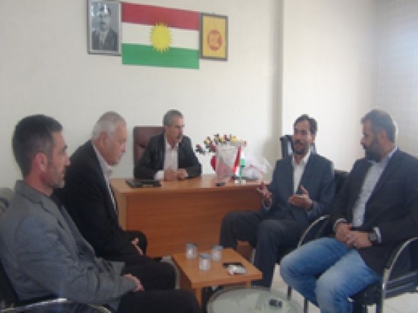 Mardin’in Hür Adayı Kılınç PDK'yi ziyaret etti