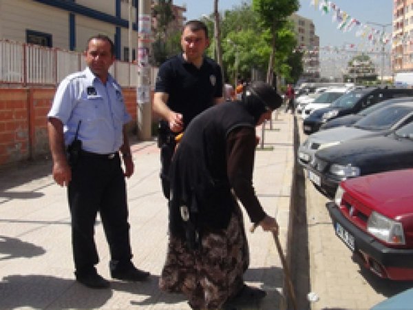 Kızıltepe’deki dilenciler toplatıldı