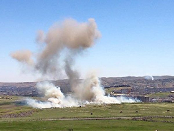 Urfa'da mühimmat deposu patladı