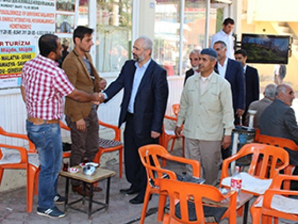 Aydın Gök'ten Beşiri esnafına ziyaret