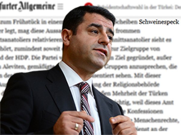 HDP Eş Başkanı Demirtaş fena yakalandı
