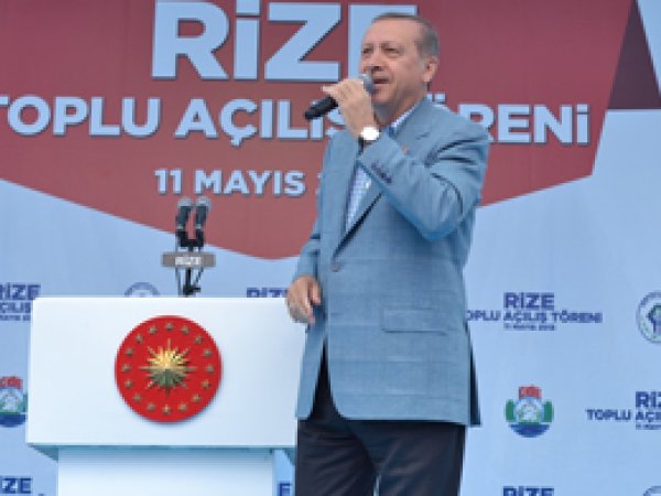 Cumhurbaşkanı Erdoğan Rize’de halka hitap etti