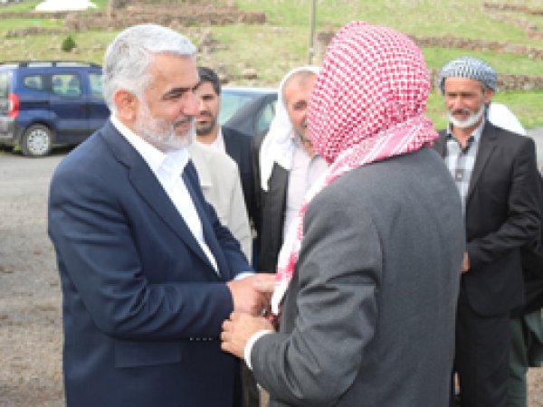 Yapıcıoğlu aynı gün 11 köyü ziyaret etti