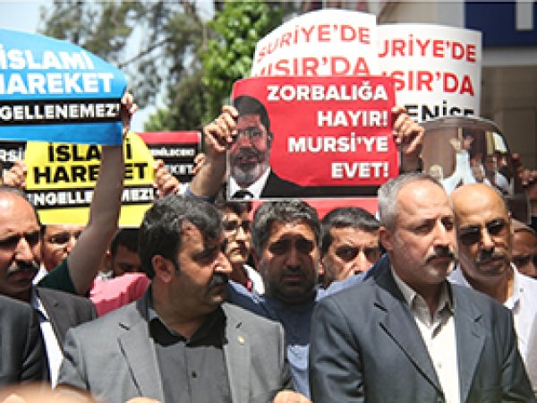 Diyarbakır'da Mursi'ye verilen idama kınama