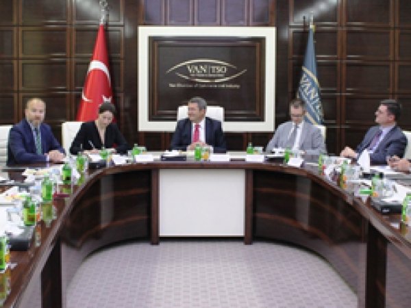 AB Elçilikleri Van TSO’yu ziyaret etti