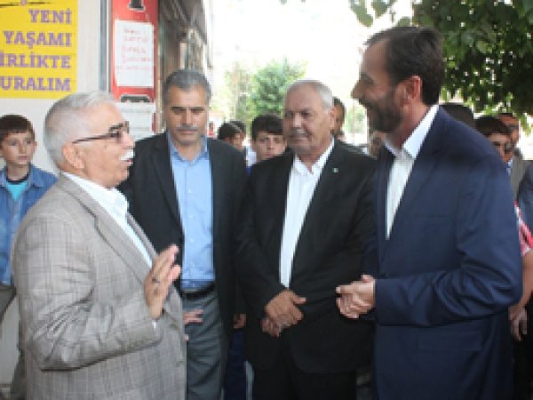 Kızıltepe esnafından bağımsız aday Kılınç'a büyük ilgi