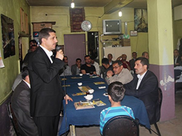 Bağımsız aday Mehdi Oğuz halkla buluştu