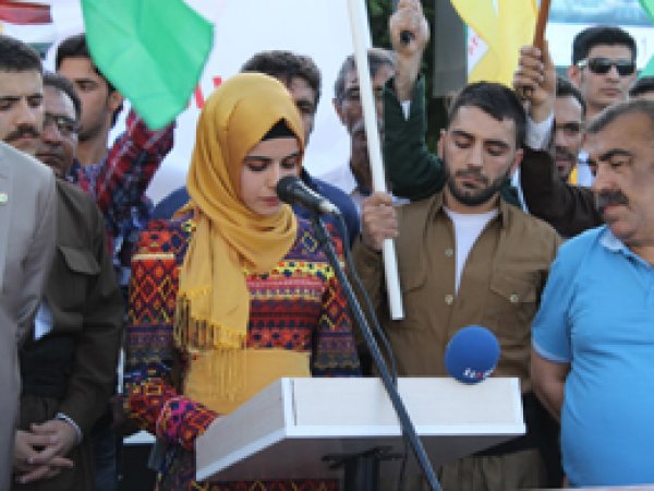 Diyarbakır'da Bağımsız Kürdistan'a destek