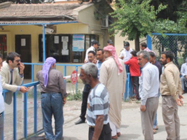 Desteklemeleri blokeli olan çiftçiler eylem yaptı