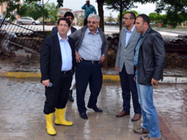 Aksaray'da sel felaketinin yaraları sarılıyor