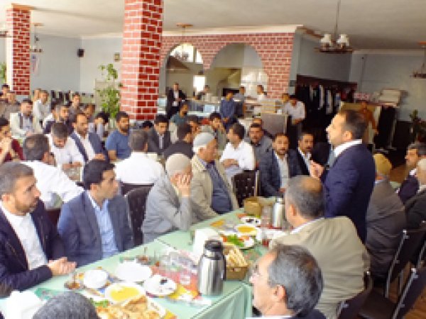 Bingöl'de Said Şahin'e büyük destek