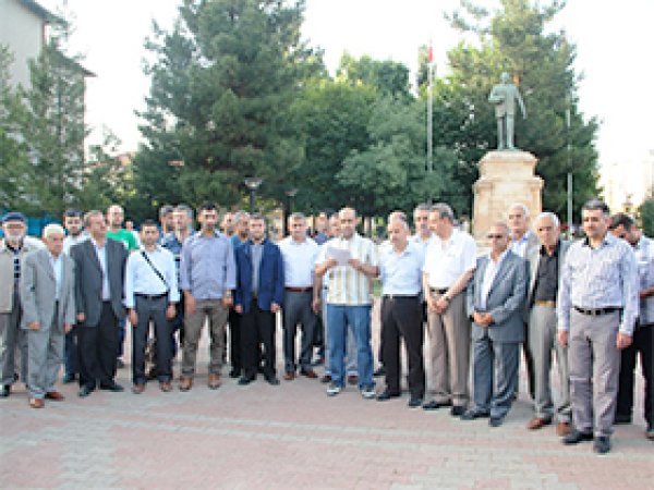 Midyat'ta Bediuzzaman'a hakarete tepki 