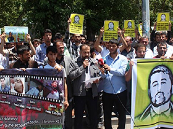 Adıyaman'da Aytaç Baran suikastı tel'in edildi