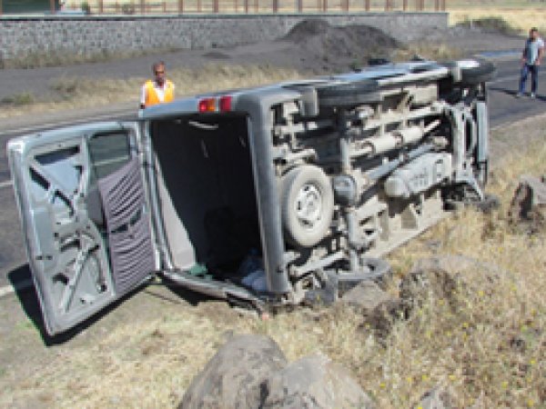 Siverek’te trafik kazası: 3 yaralı