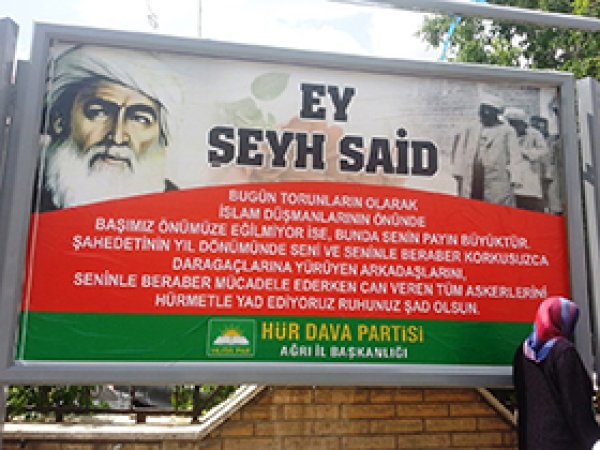 Ağrı HÜDA PAR Şeyh Said'i andı
