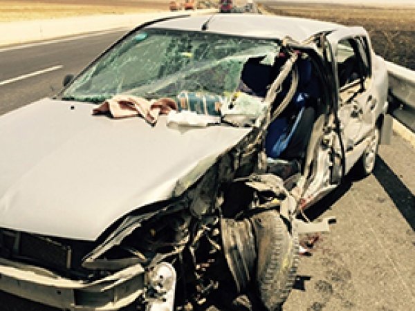 Nusaybin'de trafik kazası: 1ölü, 3 yaralı
