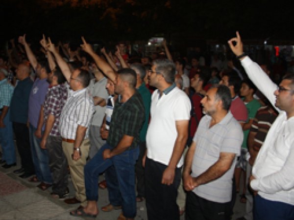 Mersin’de Çin protesto edildi