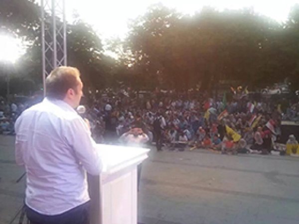 Saraçhane'de Mısır direnişine destek etkinliği