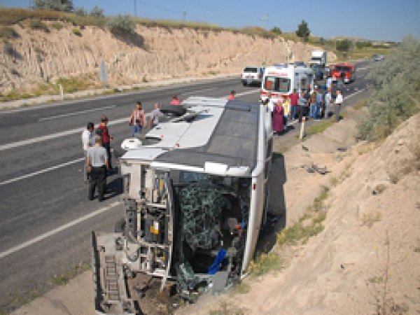 Nevşehir'de trafik kazası: 10 yaralı