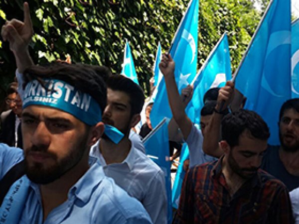 Çin zulmü İstanbul'da protesto edildi