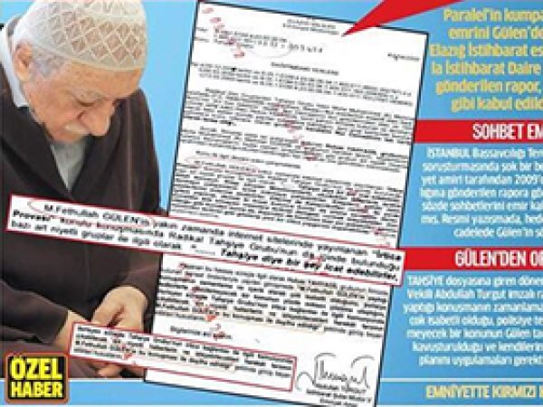 FETÖ'nün resmi belgesi yayınlandı